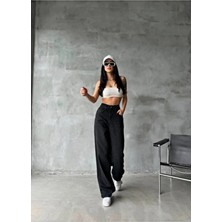 Trend Unısex Loose Fıt Kar Yıkama Baggy Jean Pantolon-Trend Unısex Loose Fıt Snow Wash Baggy Jean Pa