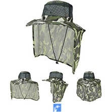 Rüzgar Geçirmez Kamuflaj Dağcı Şapka   ( 56-58 cm )