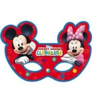 Mickey Minnie Mouse Maske Gözlük Pk:6