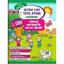 1.sınıf Ultra Yaz Tatil Kitabı (Karne Kabı Hediyeli)