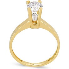 Altın Tektaş Yüzük