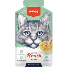Wanpy Kediler Için Ton Balığı Eti Çorbası 50GR