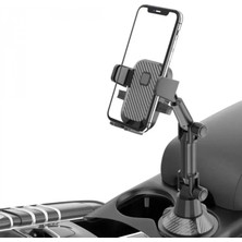 Teleskopik Araç Bardak Yerine Giren Telefon Tutucu