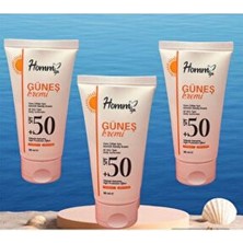 Homm Bitkisel Homm Lıfe SPF 50 Güneş Kremi 50 ml Tüm Cilt Tipleri için Paraben İçermeyen Yaz İçin İdeal Koruma