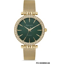 Ferrucci FC03395H.04 Altın Renk-Yeşil Kadran 32 mm Kadın Kol Saati
