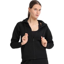 Peoria Kadın Siyah Günlük Stil Eşofman Üstü 25KK1048-SYH