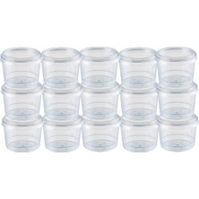 Kapaklı Silindir Kristal Tatlı Kasesi 180CC 15LI