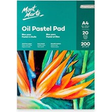 MONT MARTE Yağlı Pastel Ped Premium 200gr A4 20 Sayfa