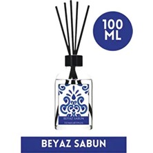 Beyaz Sabun Kokulu Bambu Çubuklu Oda Kokusu 100 ml