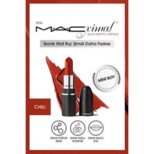 Macximal Mini Mac Silky Matte Lipstick - Chili 1.8g