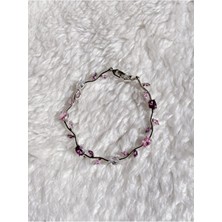 Tulip Garden-Zirkon Taşlı Renkli Lale Bileklik