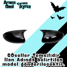 Passat B6 Batman Yarasa Ayna Kapağı Piano Black - 2005-2010