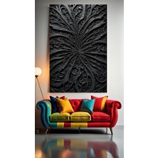 Özkacar Group Tribal Desenler V1 Ev Duvar Salon Güzellik Salonu Ofis Dükkan Dekarasyon Kanvas Tablo