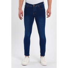 Yakamor Erkek Düğmeli Taşlı Tırnaklı Skinny Jeans