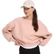 Fowler Kadın Pembe Günlük Stil Sweatshirt 25KK1038-PPMB