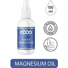 Abba Natura Ultra Pure Magnezyum Yağı 100 ml Cilt İçin Alkol İçermeyen Etkili Bakım