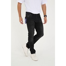 Enzim Jeans Erkek Regular Fit Likralı Denim Pantolon Düz Kesim Konforlu Kullanım