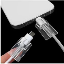 Yeni Nesil Type-C (Apple - Huawei - Samsung - Xiaomi) Uyumlu Yumuşak Silikon Kablo Koruyucu