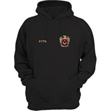 Göktürkçe Türk Yazılı Bozkurt Sembolü Türkiye ve Türk Bayrağı Kurt Regular Fit %100 Pamuk Sweatshirt