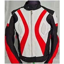 Speed Motosiklet Mont Beyaz Kırmızı