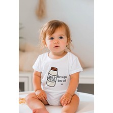 %100 Pamuk Kısa Kollu Bebek Body