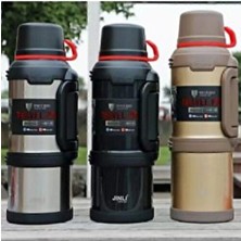 Belirtilmemiş CarPto Travel 4 Litre 48 Saat Soğuk Sıcak Dağcı Paslanmaz Çelik Termos Yalıtımlı (Orijinal)