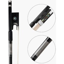 Yanıklar Müzik Sedefli Siyah Karbon Fiber Keman Yayı