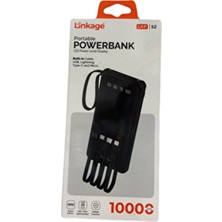 10000 Mah 4 Çıkışlı Hızlı Şarj Powerbank
