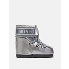 Moon Boot Icon Low Glance Kadın BOT-1409350 Düz Polyester Dış Materyal ile Kısa Düz Topuklu Şık Tasarım