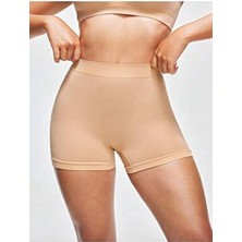 Boxer Toparlayıcı Iz Yapmayan Örme Boxer (Ten Rengi)
