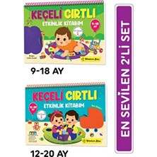 Yükselen Zeka Cırt Cırtlı - Keçeli Etkinlik Kitabım 2'li Set Anonim Yazarlı 0 - 2 Yaş İçin Eğlenceli Kitap