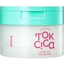 Akneli Ciltler Için Tonikli Ped Edıt.b Calming Tok Cica Trouble Toner Pad 70 Adet