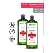 2 Adet Saç Dökülmesine Karşı Bitkisel Biberiye Içeren Tuzsuz Şampuan 400 ml