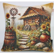 Belıeve Hannah Jakarlı Dokuma Goblen Dekoratif Pinterest Kırlent 45*45