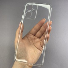 Elixem Xiaomi Note 12 5G Uyumlu Şeffaf Silikon TPU Kamera Korumalı Kılıf