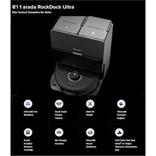 Sıcak Suyla Paspas Kendini Yıkayan Yeni Nesil Benzersiz S8 Maxv Robot Süpürge