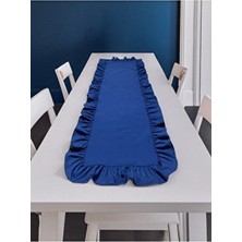 Home Pamuk Polyester Fırfırlı Runner 40X110 cm