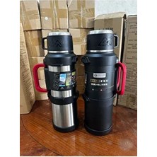 Safe 2.5 Litre Süzgeçli Termos Yüksek Kaliteli Büyük Kapasiteli Paslanmaz Çelik