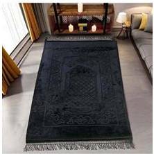 Hediyelik Çeyizlik Lüks Kalın Yumuşak Peluş Kaymaz Taban Özellikli Seccade