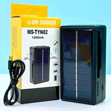 Güneş Enerjili Telefon ve Pil Şarj Aleti 1.2A