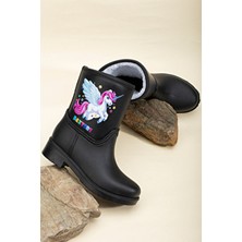 Garantili Prenses Su ve Soğuk Geçirmez Kız Çocuk Kar Botu ve Çizme