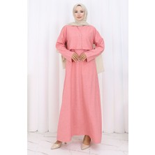 Ceket Jile Ikili Takım 2155-05 Pembe