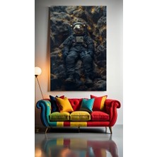 Özkacar Group Yorgun Astronot V33 Ev Duvar Salon Güzellik Salonu Ofis Dükkan Dekarasyon Kanvas Tablo