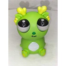 Cadı Boutique Şirin Pörtlek Göz Oyuncak Yeşil Renkli Eğlenceli Ejderha Tasarımı