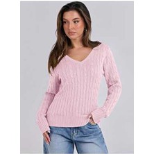 Riviera V Yaka Kadın Kazak