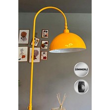 Bamyum Metal Lambader Sarı Dimmerli Işığı Ayarlanabilen Hareketli Başlık ile Modern Tasarım