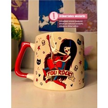 Adventure Time - Marceline Baskılı Rock Gotik Kupa Bardak Çay Kahve Fincanı