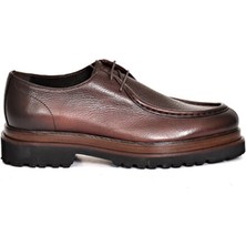 Hakiki Deri Kahverengi Erkek Loafer Ayakkabı Eva Taban - 3094
