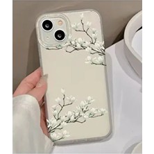 Iphone 13 - 14 ve 15 Uyumlu Darbe Önleyici Mat Şeffaf Baskılı Silikon Kılıf
