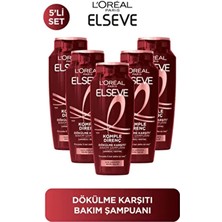 5'li Elseve Komple Direnç Dökülme Karşıtı Bakım Şampuanı 300 ml